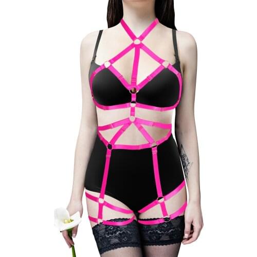 Bondage Body Harness Sets Women Sexy Underwear Suspender Garter Belt Erotic Lingerie Straps Pole Dance Dress Club Wear Fetish