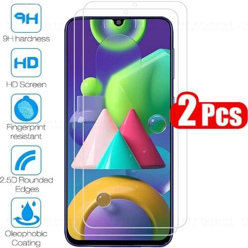 2pcs Protective Glass for samsung m21 screen protector m 21 21m armor tempered glass on galaxym21 tremp sheet 6.4