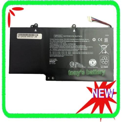 New NP03XL Battery for HP Envy X360 15-U010DX 15-U011DX 761230-005 HSTNN-LB6L Pavilion X360 13-A010DX 760944-421 TPN-Q146