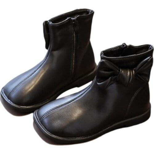 Кожаные ботинки для девочек Baywell China At AliExpress