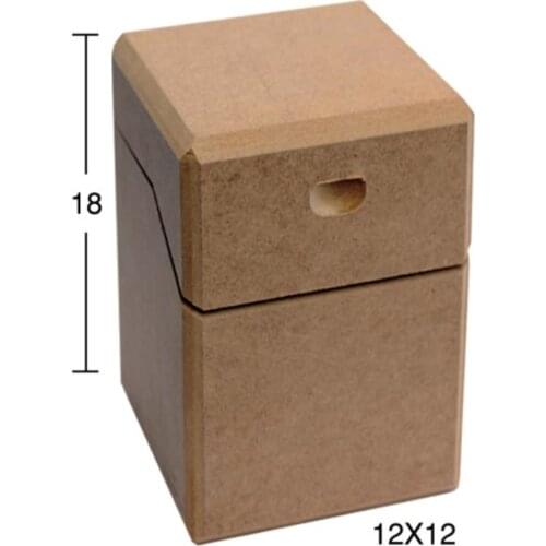 KU329 Big Z Cut Storage Container, Can Be Painted Mdf Box