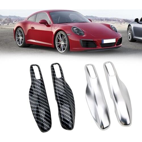 LEEPEE Key Shell Holder Cover Car Key Case Cover Shell Plastic for Porsche Cayenne Macan 911Boxster Cayman Panamera 1Pair