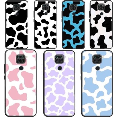 Cow Print Case For Xiaomi Redmi Note 9S 8T Note 8 Pro Note 9 Pro TPU Case For Redmi 9A 9 9C Cover