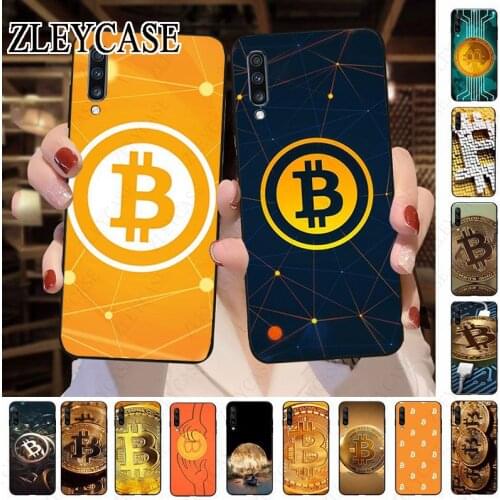 I Love Accept Bitcoin Phone Case For Samsung Galaxy A50 A10 A20 A20E A20S A30S A40 A51 A70 A30 A6 A8 COVER Coque Shell