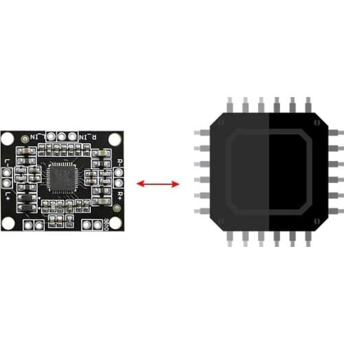 SE-8610 Digital Amplifier 2x15W Dual Channel Stereo D Class High Power Audio Amplifier 12V