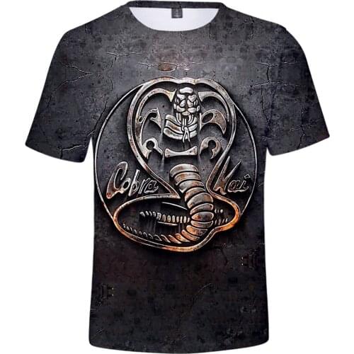 3 to 16 years kids t shirt Cobra Kai The Karate Kid children Tops 3d boy/girl t-shirt child t shirts Cool Cosplay T shirt
