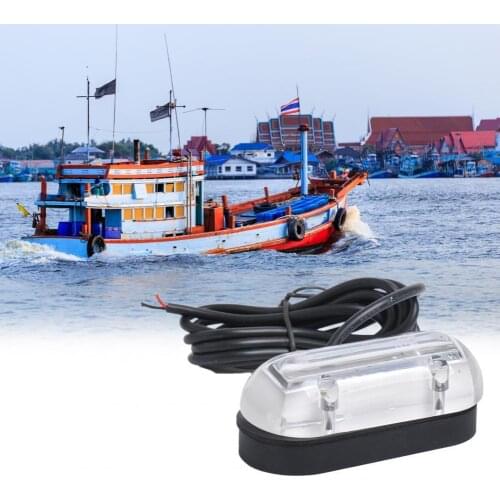 50% Hot Sales Underwater Light Waterproof High-brightness ABS Blue Light Boat LED Light for Boat