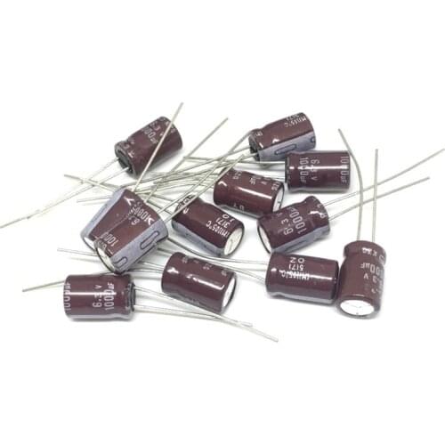 10pcs 1000uF 6.3V 8x12mm 6.3V1000uF Super Low ESR PC Motherboard Capacitor
