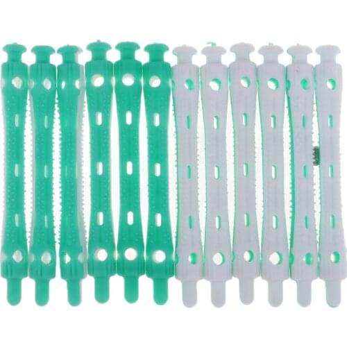 Lot of 24 Cold Wave Perm Rods Hair Curler Rollers Hair Curling Tool for Salon Girls Hair Styling Design, 2 Sizes