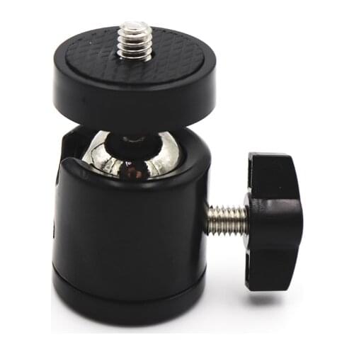 Mini Ball Head 1/4" Mount for Camera Tripod ballhead for Nikon Canon DSLR Camera Dsr Mount Stand for camera tripod