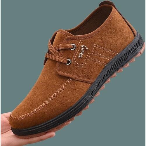 2020 bottom cloth shoes mens work shoes non-slip casual shoes people shoes dad shoes cotton shoes hiking shoes