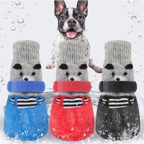 New Pet Shoes and Socks Plastic Anti-slip Indoor Wear Dog Shoes and Socks Small Dog Shoes Shoes for Dogs