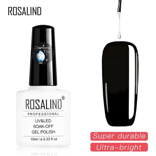 ROSALIND Top Base Coat Gel Nail Polish For Nail Extension UV LED Gel Lacquer Nail Art Primer For Nails Semi Permanent