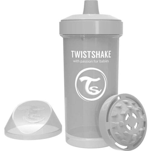 TWISTSHAKE - VASO KID COLOR GRIS (+12M, 360 ML)