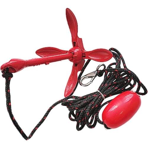 High-quality Carbon Steel Anchor Set Folding Abrasion-resistant Anchor Kit Hot-dip Galvanized Plastic Sprayed Folding Anchor