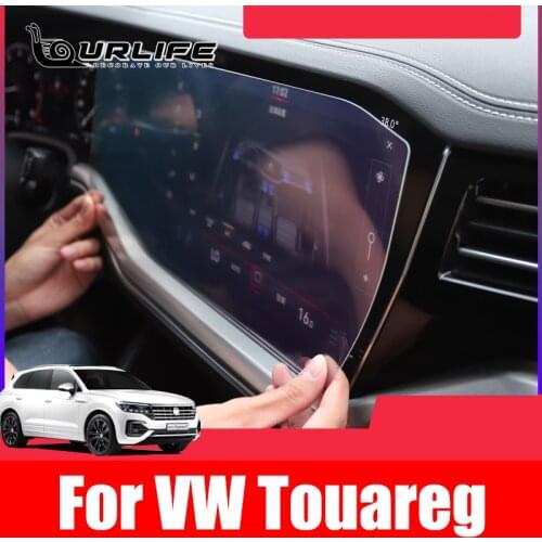 Navigation Screen Film Cover LCD Display Screen Cover Dashboard Panel Digital Cockpit For Volkswagen VW Touareg 2019 2020 2021