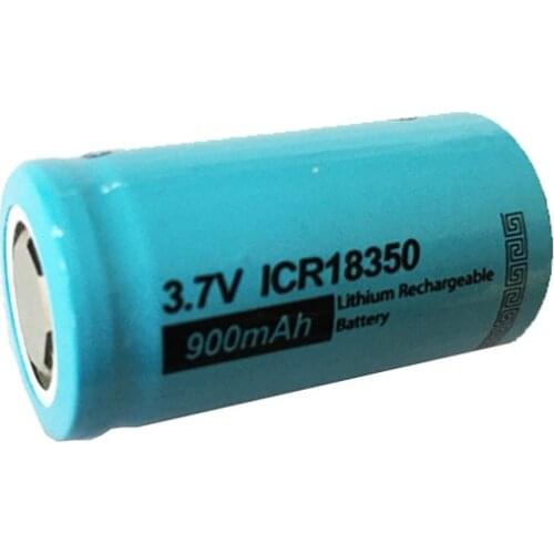 1/2/3/6Pcs PKCELL ICR 18350 Lithum Rechargeable Battery 3.7V 900mah аккумулятор For Flashlight LED