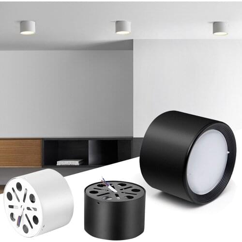 1-2Pac 5W/7W/12W Ceiling Downlight Home Lighting Decoration LED Light Surface Mounted Downlight Led Downlight Cool White D30