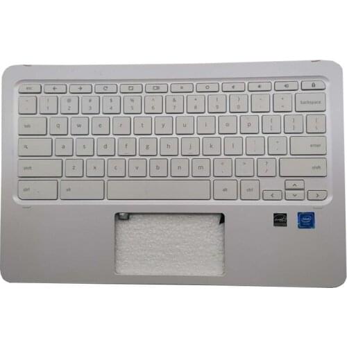 9New Original HP Chromebook x360 11-AE Palmrest Upper Case US Keyboard Bezel KB L36472-001