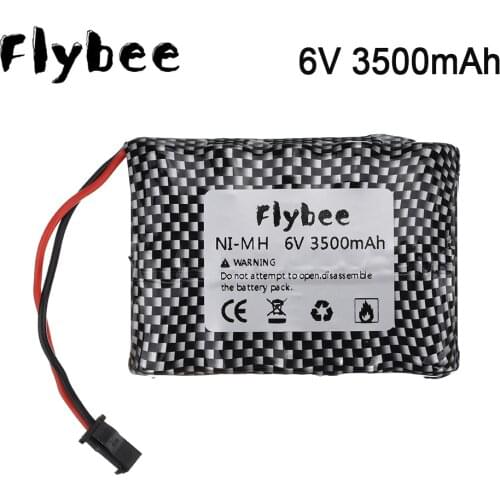 6V 3500mAh Battery With Charger For RC Cars Robots Tanks Gun Boats 6v NiMH Battery 3500mah 6v Rechargeable Battery Pack