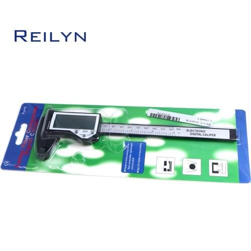 Freeshipping LCD display digital caliper 1pc Electronic Digital caliper 0-150mm 0.01mm plastic digital measurement gauge