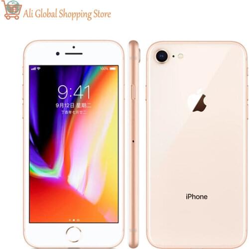 EU Fast Ship Apple iPhone 8 64GB/256GB Hexa-core 4G LTE Phone 3D Touch ID 12.0MP 4.7 inch Fingerprint IOS Apple Mobile phone