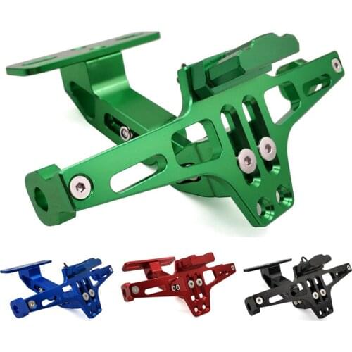 Motorcycle Rear License Plate Mount Holder LED Light Moto Bracket Frame For Yamaha yz 80 85 125 125f 450f VMAX 1700 1200 125