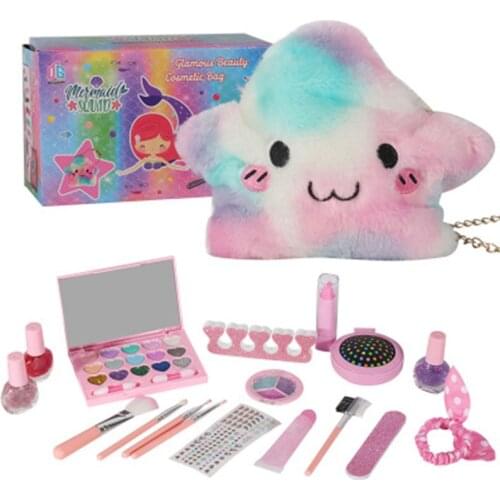 Play House Set Kids Makeup Set Washable Cosmetics Make Up Toys Kids Play Fashion Cosmetics Childrens Girl Makeup Box