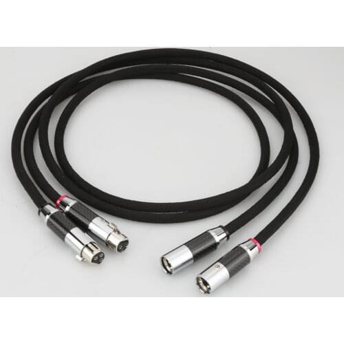 Free shipping Audiocrast A10 Silver Plated XLR Balanced Audio Cable HIFI XLR PLUG Cable