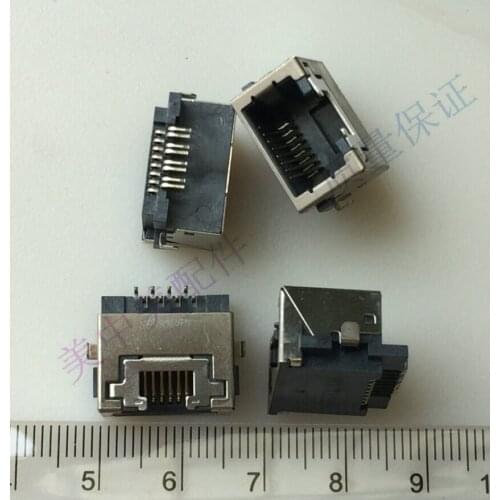 Internet cable interface RJ45 crystal head socket socket network cable socket sinking plate 8pin 8-pin network port