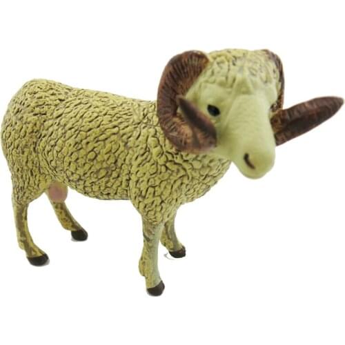 Sheep Simulation Models Animal World Wildlife Animals Model Toys Children Adorable Lifelike Plastic Toy Kids Teaching Aids 2021