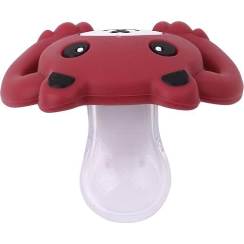 New 1PC Baby Pacifiers Safe Food Grade ABS Silicone Funny Baby Nipples Baby Infant Teeth Soothers Pacifiers Animal Shape