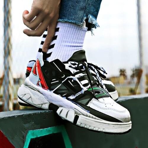 2019 New Cushion Damping Men Casual Vulcanize Shoes Mesh Weaving Male Flats Shoes Sneakers Black Outdoor Walking Men N10-80