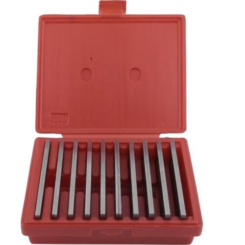 Newest 20 Pieces Hardened Parallels Tools 6" Long 1/8" Wide And 1/2 To 1-5/8 Thicken Steel High Precision Parallels Bar Set Hot