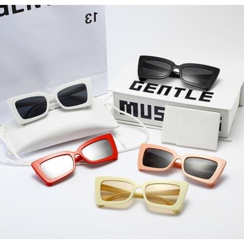 Vintage Cat Eye Sunglasses Women Fashion Luxury Sexy Small Frame UV400 Sun Shades Glasses Female