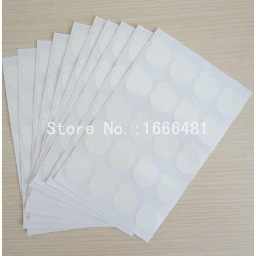 200pcs disposable Eyelash glue holder Pallet Eyelash Extension glue pads stand on eyelash jade stone small size 2.5cm