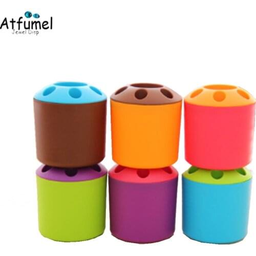 Wholesale 6Pcs Cosmetic Storage Box Stationery Eyebrow Pencil Necklace Jewelry Box Student Toothbrush Holder Rack Random Color