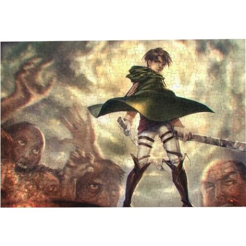Puzzles 300 Pieces Attack On Titan wooden Assembling Picture Toys for Adults Children Games Educational Toys