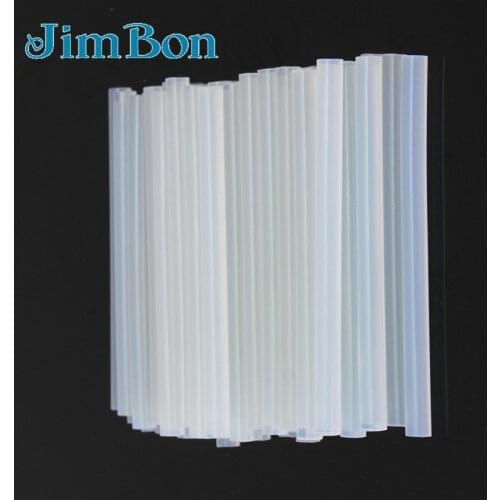JimBon 20/50Pcs 7mm*300mm Clear Glue Adhesive Sticks For Hot Melt Glue sticks for Glue Gun Car Audio Craft Alloy Accessories