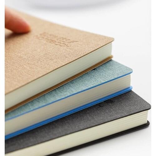 RuiZe Vintage Business Office stationery notebook A5 A6 B5 leather note book thick paper notebooks agenda planner soft cover