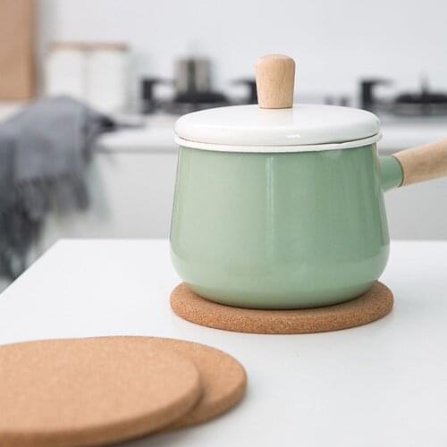 Solid Wood Coaster Drinkware Mat Heat Dissipating Tea Coffee Cup Mug Placemat Corkwood Coaster Table Protector Acceossry