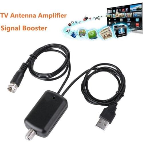 Kebidumei TV Signal Amplifier Booster Digital HD for Cable TV Fox Antenna HD Channel 25DB TV Signal Amplifier Easy Installation