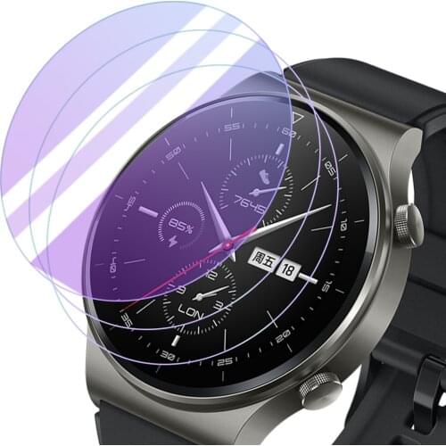 30.5-42mm Round Tempered Glass Screen Protector Film for Samsung HUAWEI Garmin DW Sport Smart Watch Bracelet Protective Film