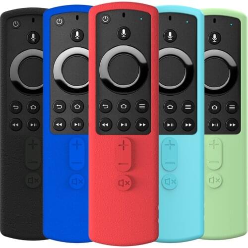 SIKAI Protective Case 5.9 Inch Cover Silicone Sleeve Shockproof Anti-Slip Replacement for Amazon Fire TV Stick 4K Remote Control