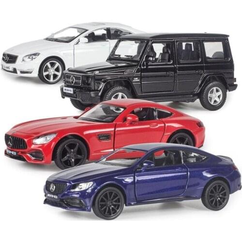 1:36 Mercedes-Benz Big G63 Car Model CLS 63 AMG Simulation Alloy C63S AMG Childrens GTS Toy Car Decoration Boy Collection Gifts