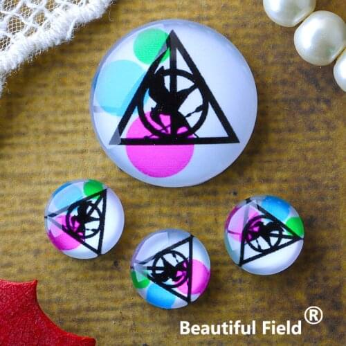 12mm 25mm 14mm 16mm 18mm 20mm Photo Glass Cabochons Round Cameo Set Handmade Settings Stone Magic NM1112