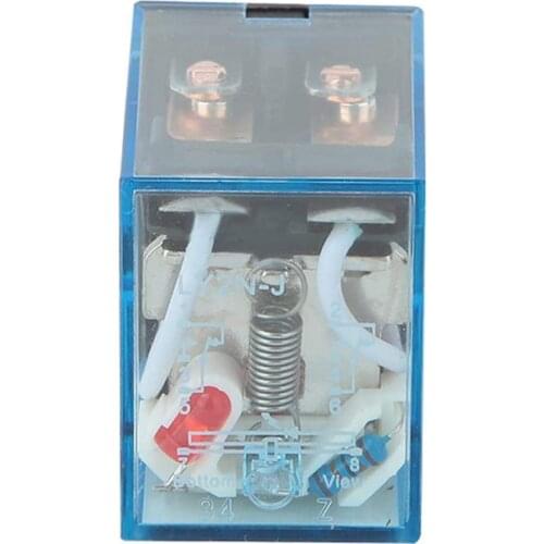 12V DC 8 Pin Relay And Socket Base Included 10A DPDT LY2NJ HH62P-L JQX-13F Electrical Equipment Accessories