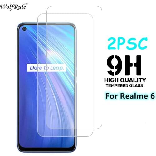 2PCS Screen Protector For OPPO Realme 6 Glass Screen Protector 9H Tempered Glass For OPPO Realme 6 Protective Glass For Realme 6