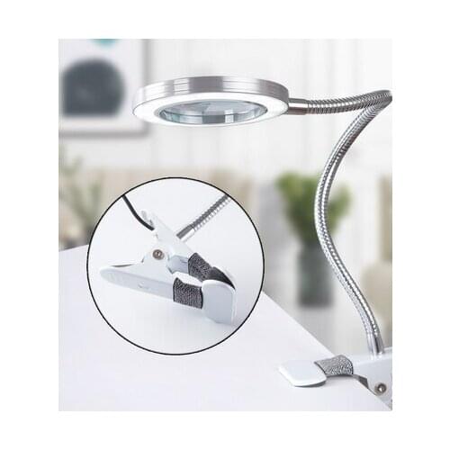 20pcs new Makeup Equipment Tattoo Lamp With Clamp USB Cold Light LED Lamp Eyebrow Tattoo Nail Art Frosted Brightness