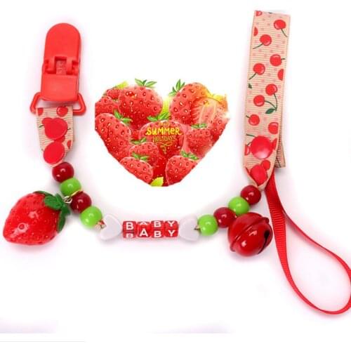 20 Styles Baby Cartoon Pacifier Clip Chain New Baby Boys Girls Pacifier Clips Newborn Pacifier Chain Clip Holder Nipple Feeding